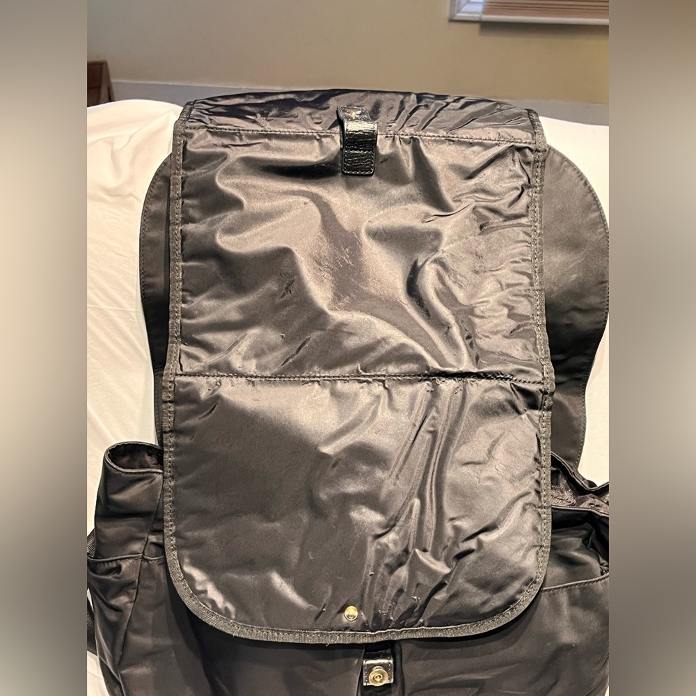 Tory Burch Black Nylon Used Diaper Bag - Picture 11 of 13